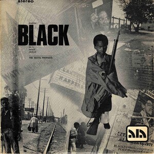 Rappin' Black in a White World LP by the Watts Prophets