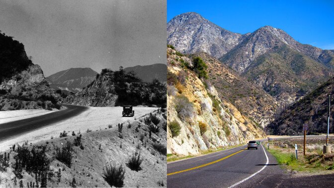 angeles crest highway in comparison
