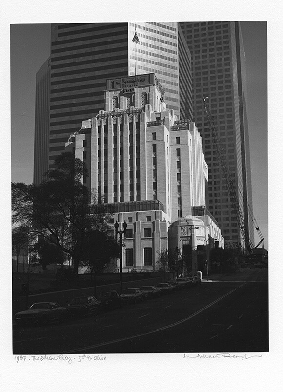 The Edison Bldg., 5th and Olive St., 1987 | Photo: William Reagh.