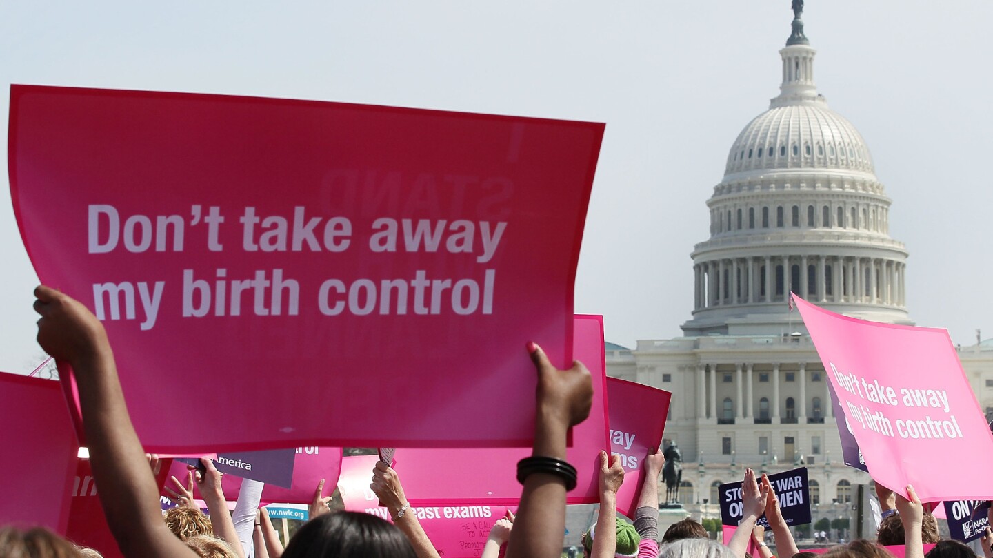 Planned Parenthood rally in Washington, DC