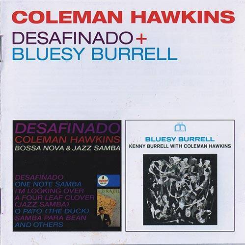 The cover for the album "Desafinado + Bluesy Burrell."