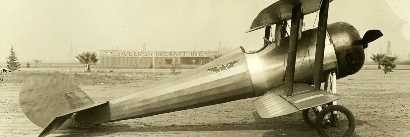 Rogers Airport aeroplane