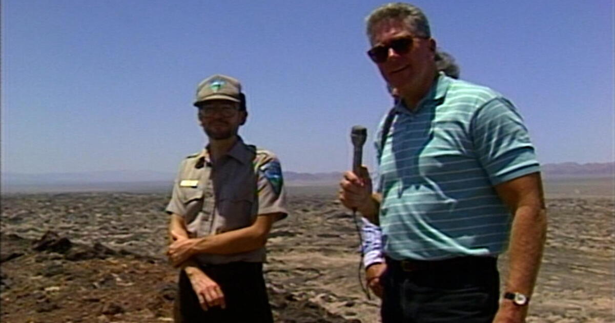 Huell Treks to an Extinct Volcano in the Mojave Desert