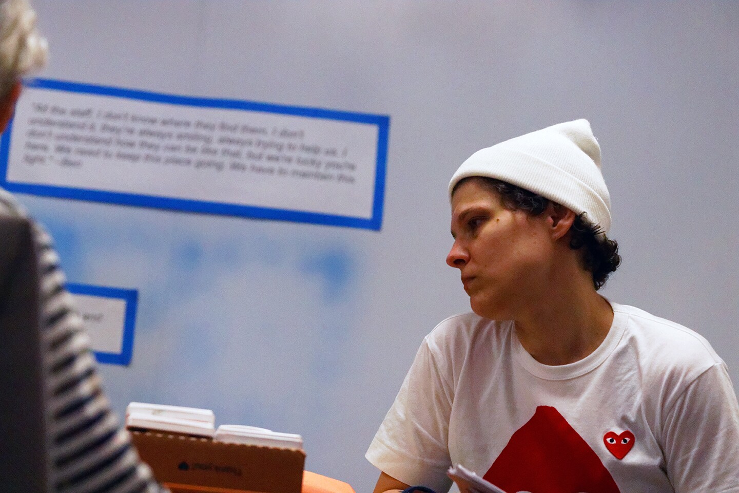 Oksana at Program For Torture Victims Offices