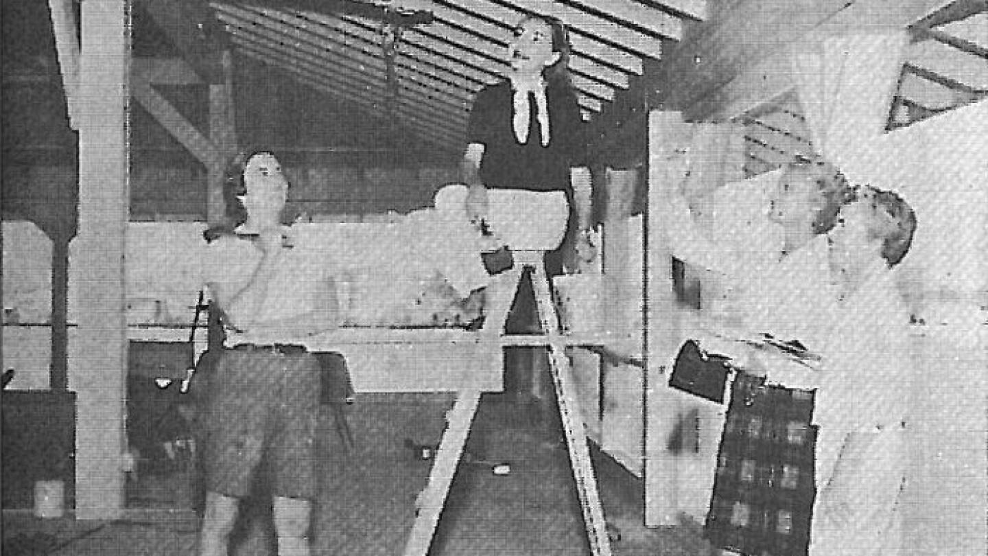 OCMA history -- Preparing for the Balboa Pavilion Gallery opening, 1962. (featured)