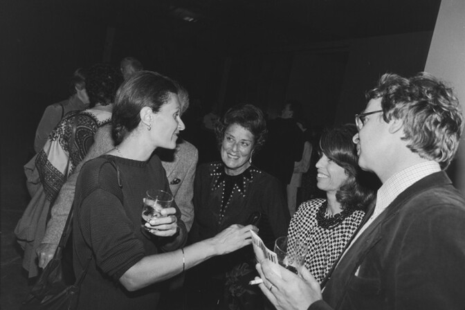 Founding trustees Lenore S. Greenburg and Beatrice Gersh. | Photo: Garry Winogrand. © The Estate of Garry Winogrand, courtesy Fraenkel Gallery, San Francisco.