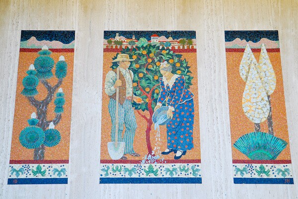 Mosaic by Millard Sheets studio in Riverside, Calif. I Photo by Bebe Kropko