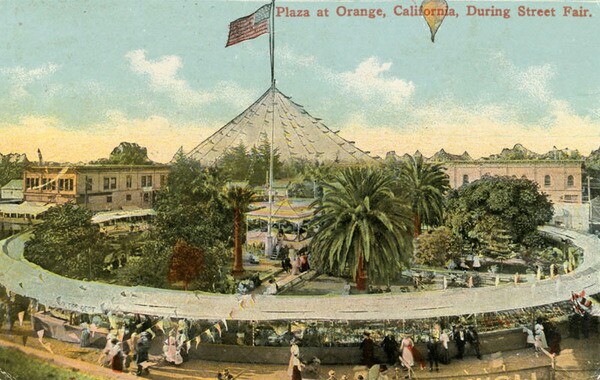 Orange hosted its first street fair in 1910 -- a tradition that was revived in 1973 and continues to this day. Courtesy of the Orange Public Library Local History Collection.