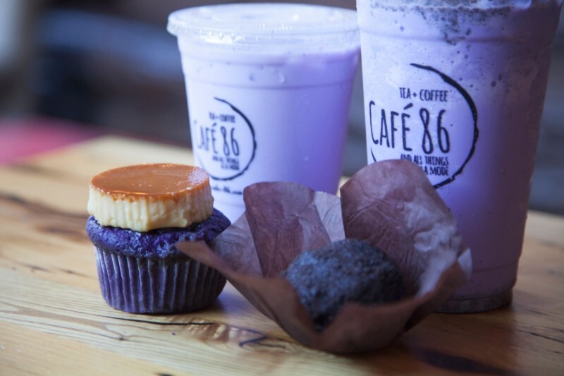 Cafe 86 makes 50 ube-flavored products. | Marnette Federis
