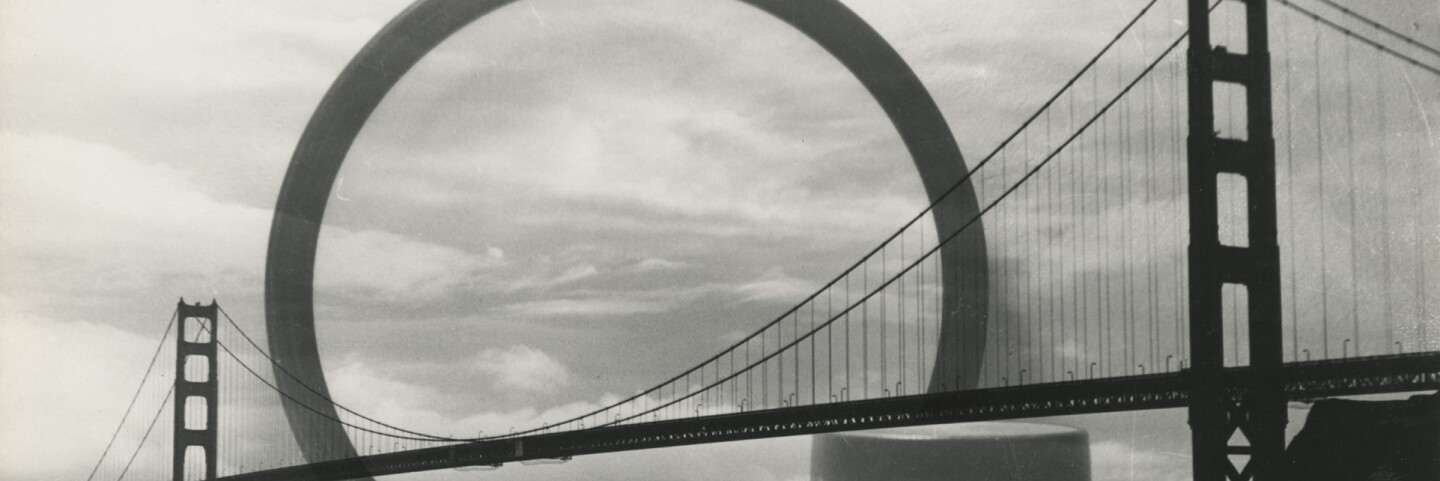 San Francisco bridge with Heathware | Courtesy of the Environmental Design Archives at UC Berkeley