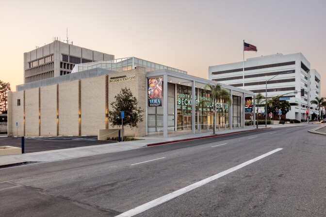 The Judith and Thomas L. Beckmen YOLA Center at Inglewood, photo by Joshua White