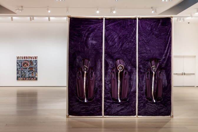 An installation view of Nicola L.'s work at "Made in L.A. 2020: a version." at Hammer Museum, Los Angeles. | Joshua White / JWPictures.com.
