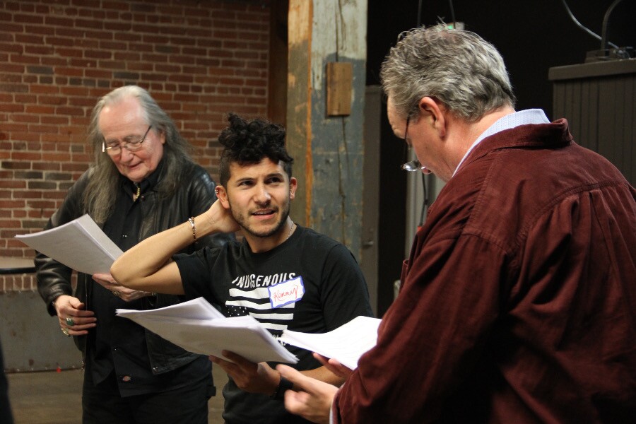 "Urban Rez," play rehearsal