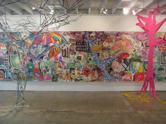 "Forêt Intérieure/Interior Forest" at 18th Street Arts Center. | Courtesy of Alexandra Grant.