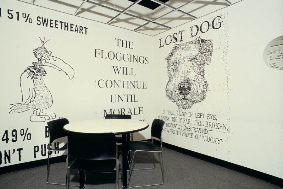 Installation view of Helter Skelter L.A. Art in the 1990s, January 26 – April 26, 1992