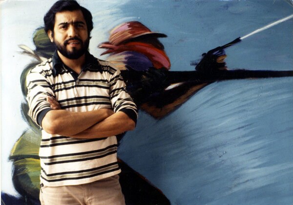 Carlos Almaraz, 1979. Photo by Harry Gamboa Jr. Image courtesy of Barbara Carrasco.