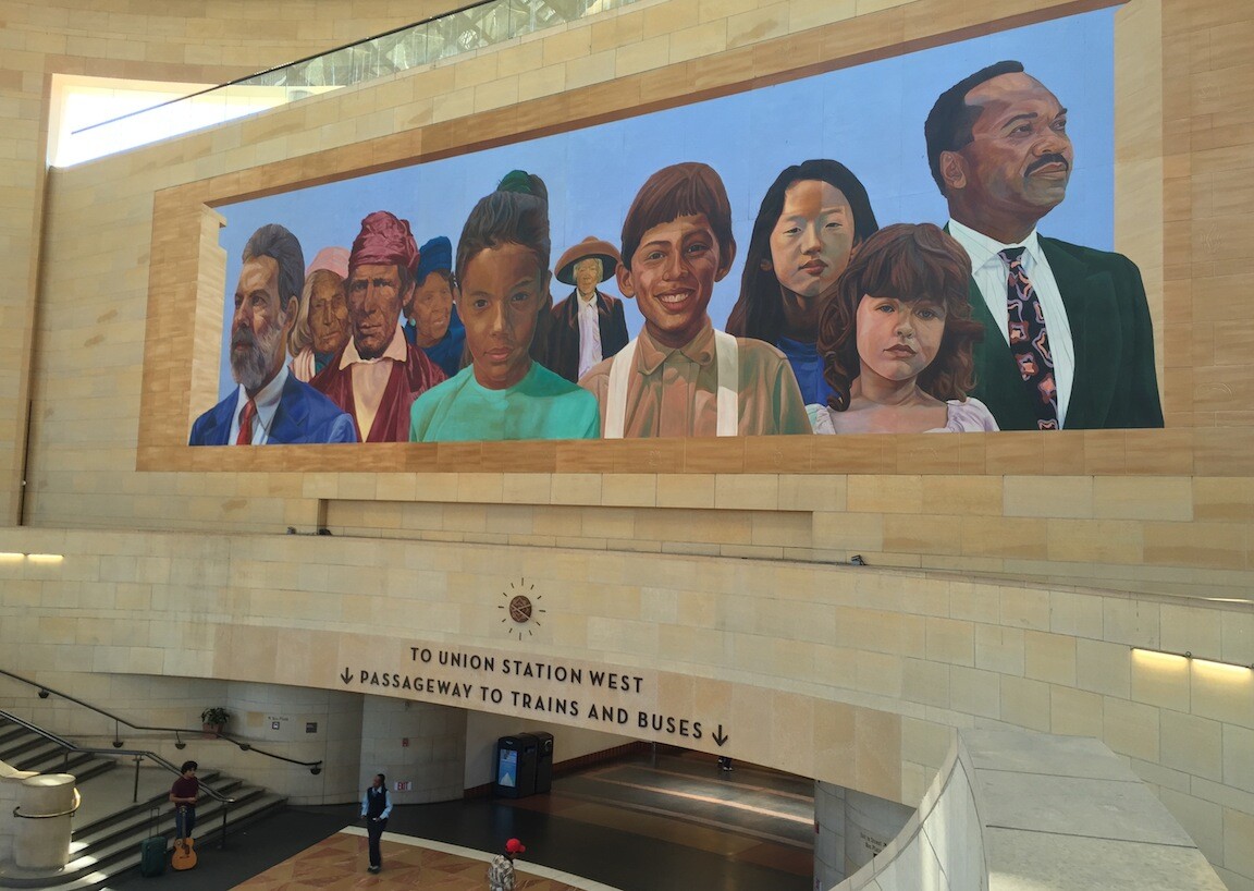 "City of Dreams/River of History" by Richard Wyatt and May Sun at Union Station