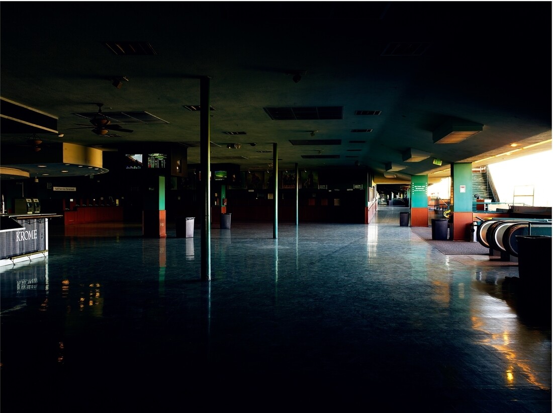 "Clubhouse Turn – Clubhouse Mezzanine, 2013–16" Archival pigment print with artist’s frame | Michele Asselin OCMA Triennial