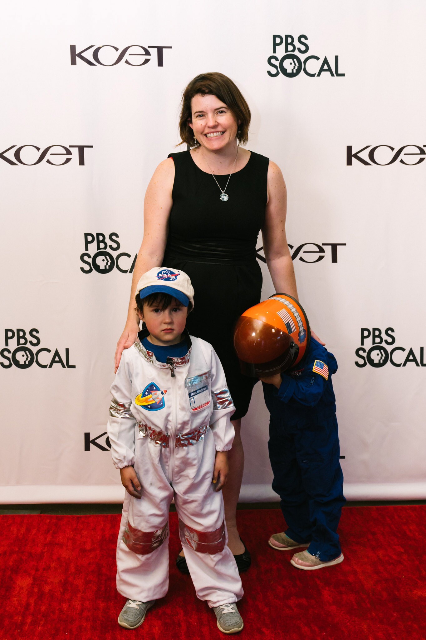 Astrophysicist and Winner of the 2018 NASA Exceptional Achievement Medal Dr. Jessie Christiansen with her children