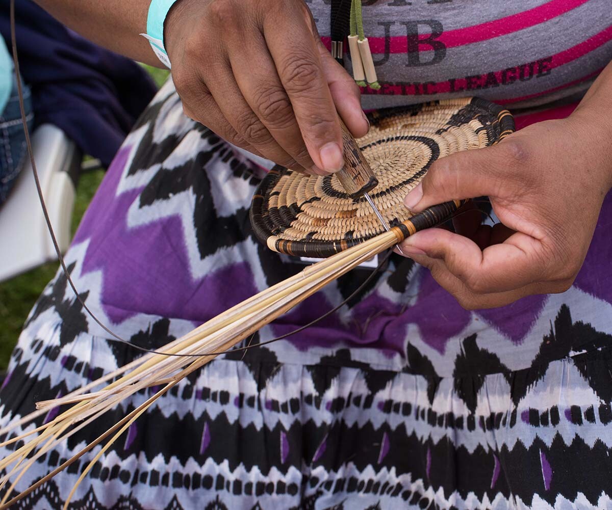 Rosa Maria Morales Domingeuz making a necua craft store doll | Rose Ramirez