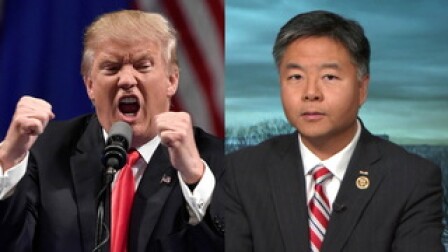 Donald Trump and Ted Lieu
