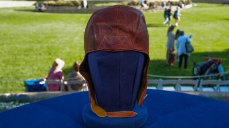 Appraisal: 1928 Charles Lindbergh-signed Flight Helmet