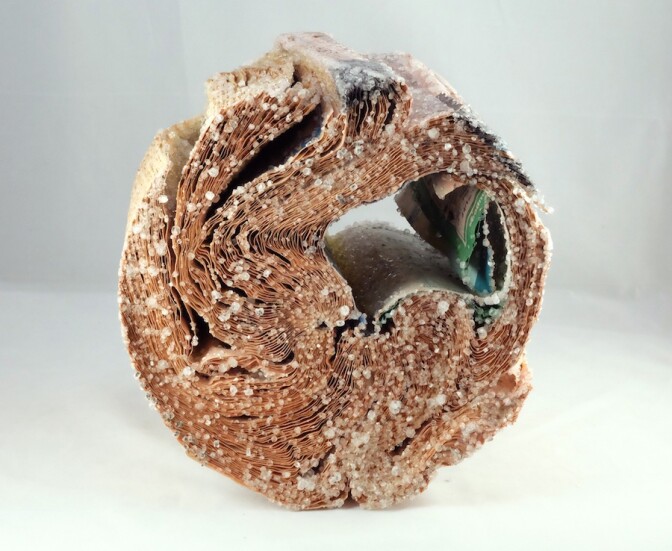 Alexis Arnold, “San Francisco Phone Book,” from her Crystallized Books series.