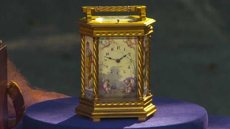 Appraisal: Tiffany & Co. Carriage Clock with Case, ca. 1890