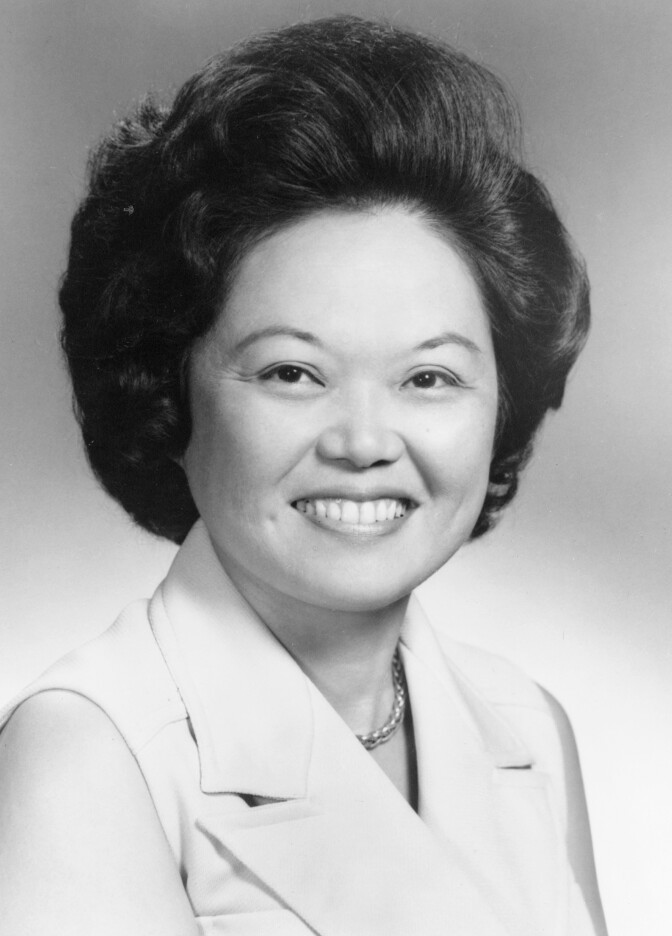 1972 campaign poster image from the Patsy Mink for President Committee