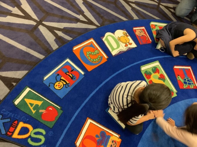 Preschools and daycares would be limited to groups of 10 kids under the LACOE guidelines. | Priska Neely/LAist