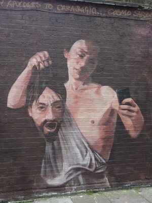 Cosmo Sarsen (London, UK) 'David Goliath Selfie' at Shoreditch, London