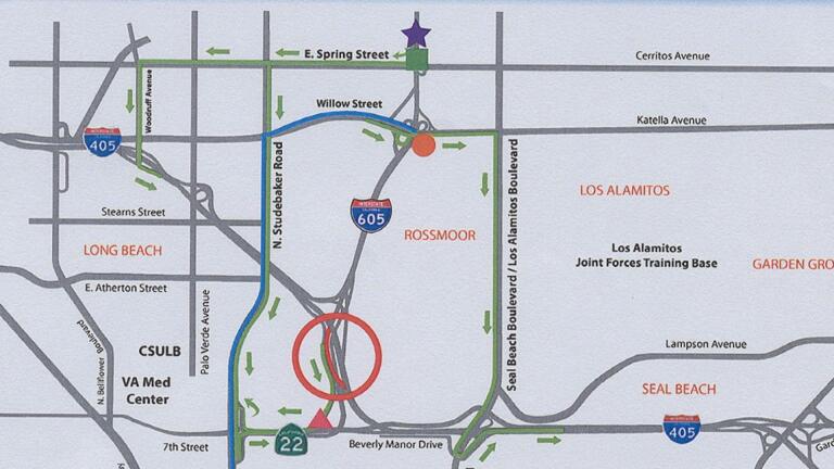 605 Ramp Closure