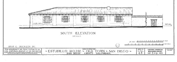 Casa de Estudillo floor plan (primary)