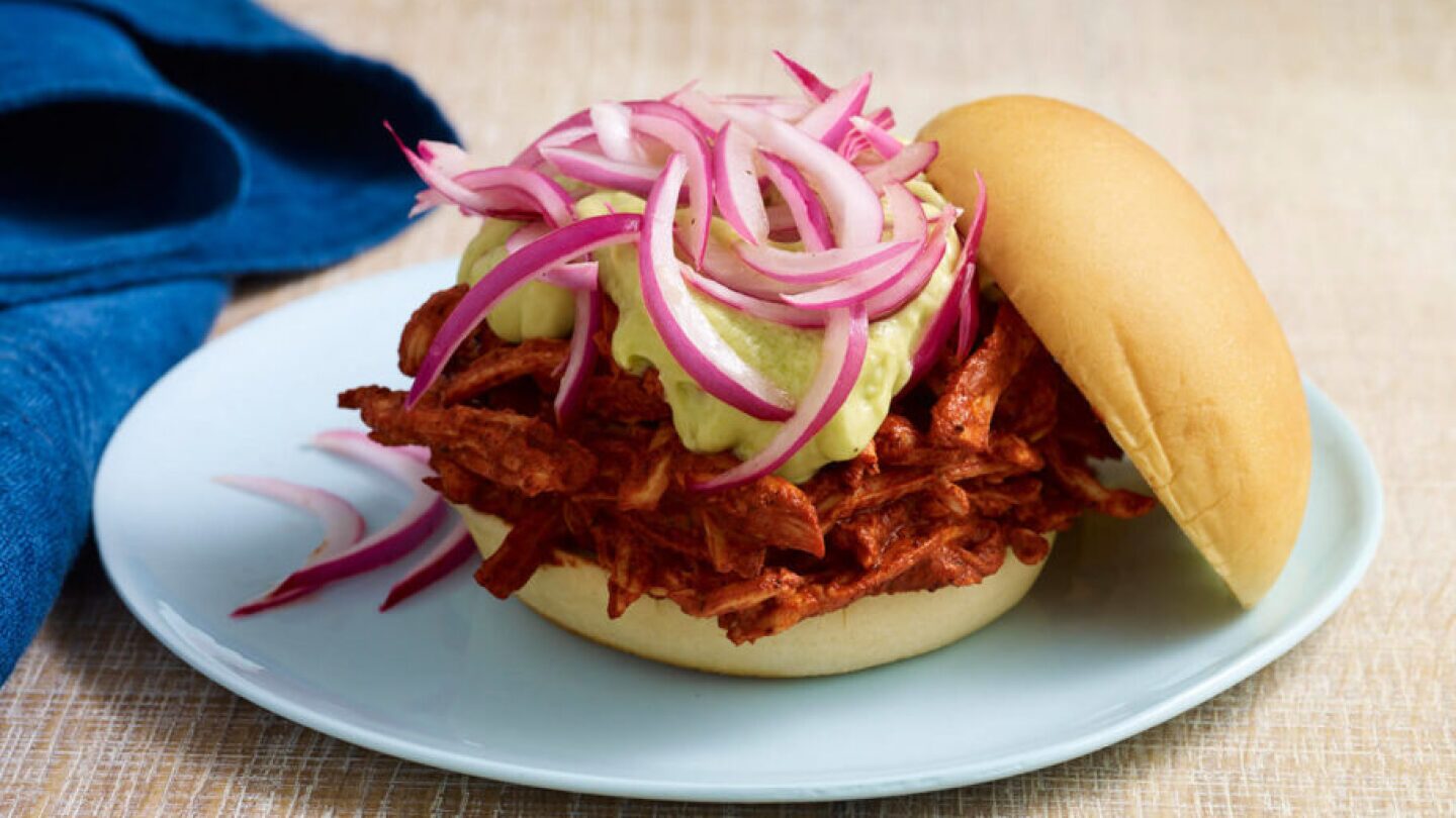 Fast Track Chicken Pibil Sandwich | From "Pati's Mexican Table: Season 5, Episode 6"