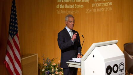 Rahm Emanuel on calling for new approach to U.S.-Israel ties