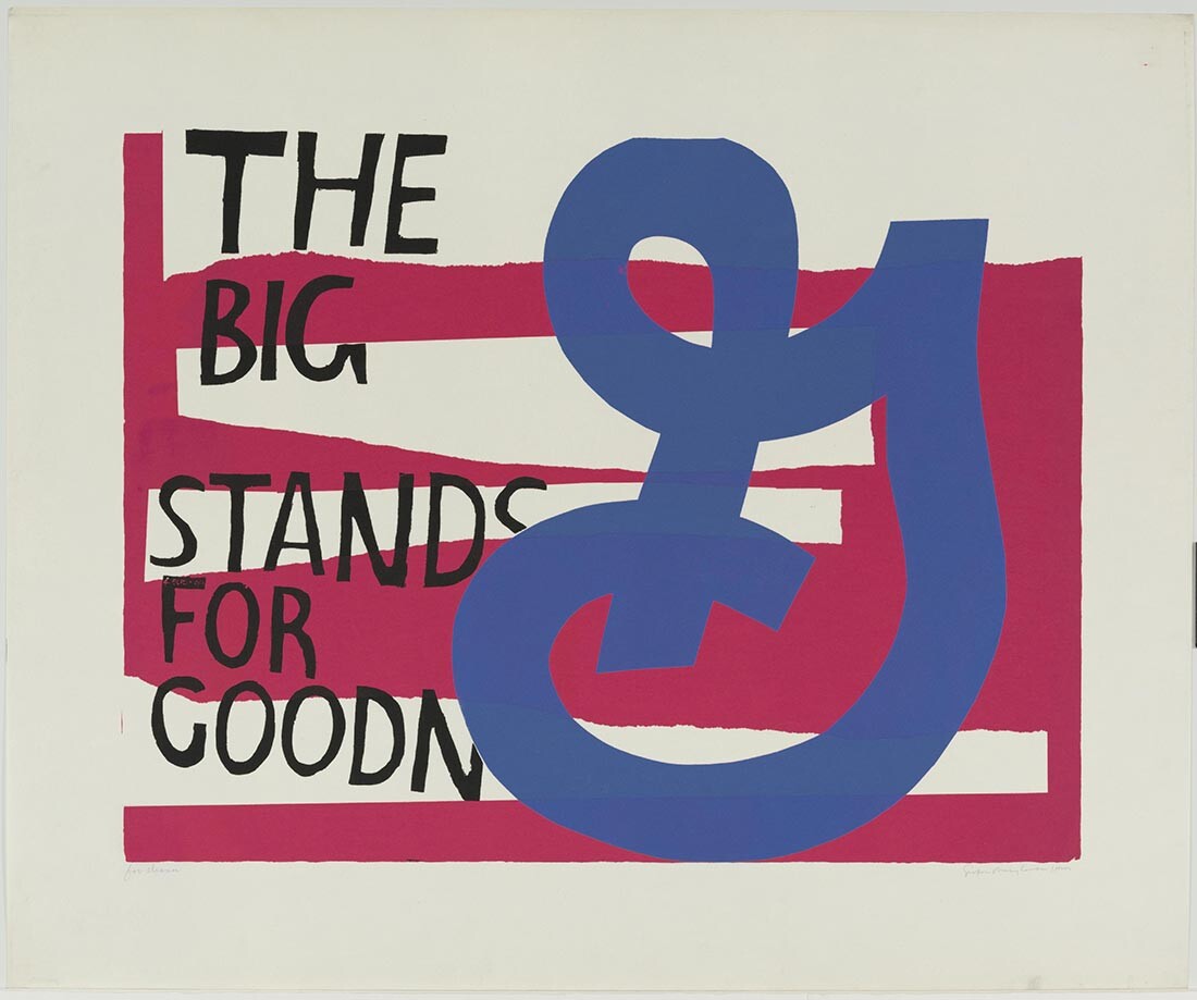 for eleanor, 1964 | Collection UCLA Grunwald Center for the Graphic Arts, Hammer Museum. Corita Kent Bequest.