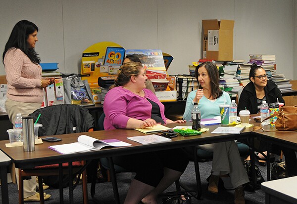 EMCSD Teachers and coaches take park in a Youth Voices workshop