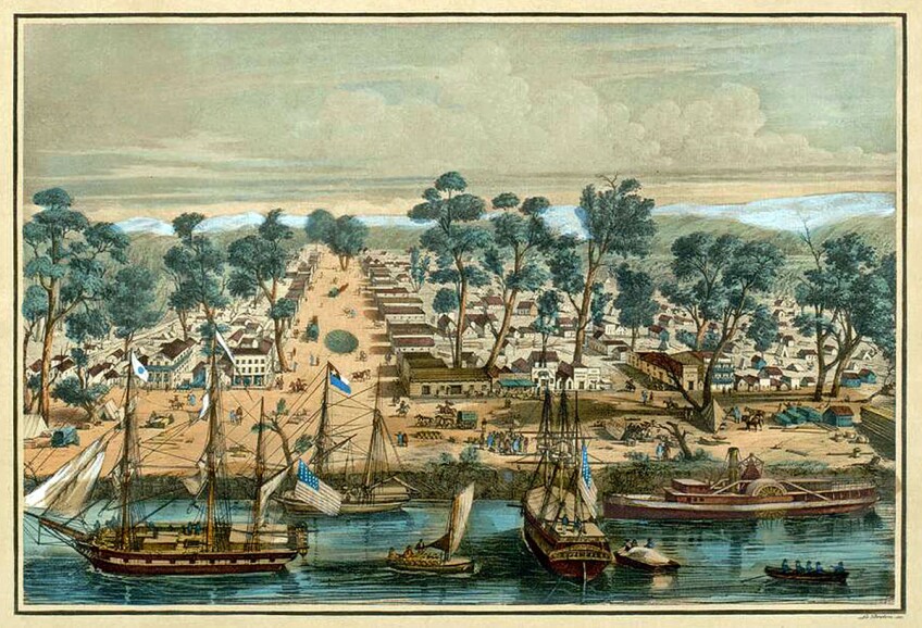 The Senator (at lower right)