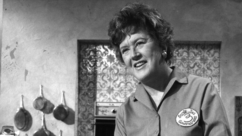 Photo of Julia Child.