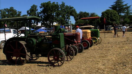 California Historic Tractors Take to the Field