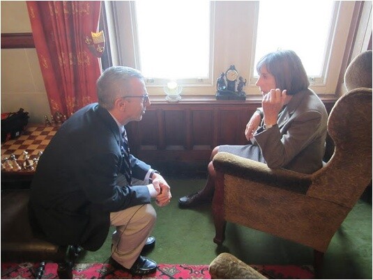 Interviewing Dame Eileen Atkins | Photo by Eric Luskin/APT