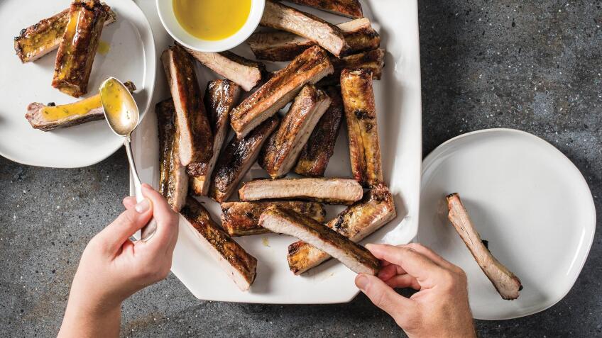 New Ways with Ribs & Mushrooms