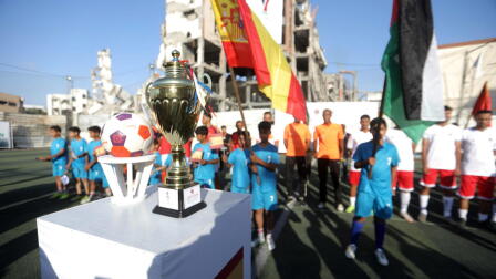 World Cup brings Gazans moments of hope amid devastation
