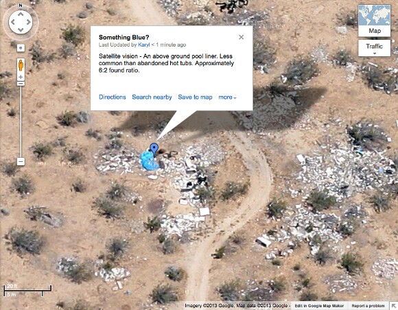 Map to "Something Blue," 2013. | Courtesy of DEHSART.