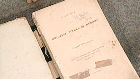 Appraisal: 1838 Texas Land Office Book