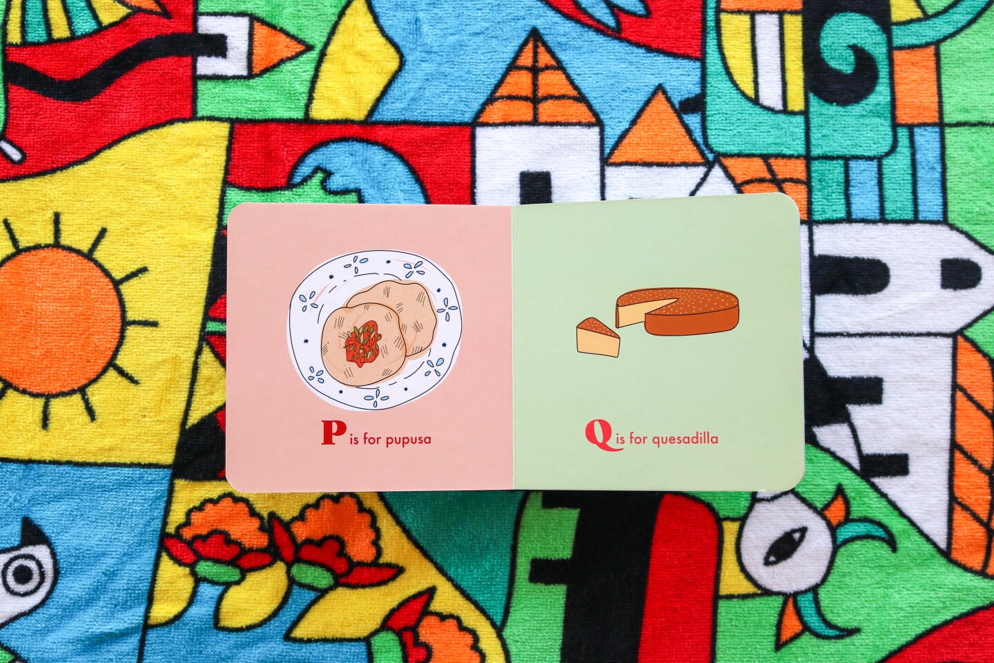 pages of book "ABCs of El Salvador" by Maggie Carranza