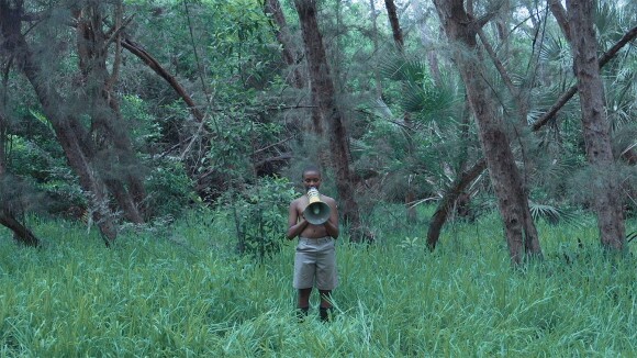 Still from "Swimming in Your Skin Again" by Terence Nance, 2015. The work was part of short film program "Black Radical Imagination 2015," curated by Erin Christovale and Amir George.