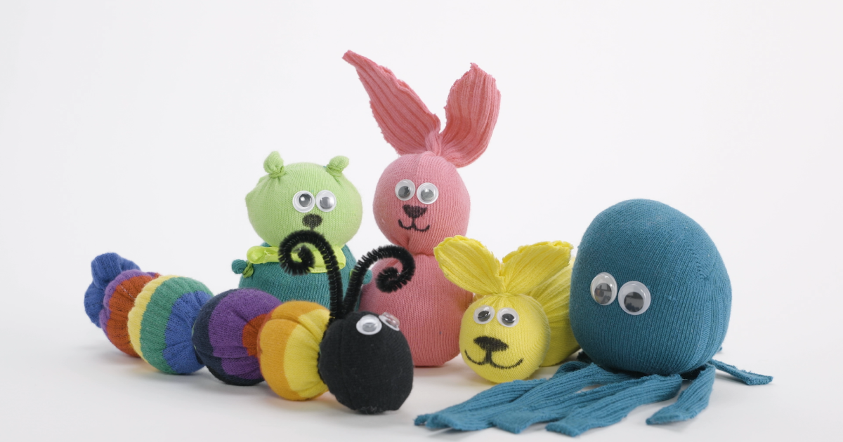 How to Make No-Sew Sock Stuffed Animals | Early Childhood | PBS SoCal how-to-make-no-sew-sock-stuffed-animals-early-childhood-pbs-socal