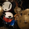 Bird's eye view of Mekala Session's drum set | Still from "The New West Coast Jazz" ab s11