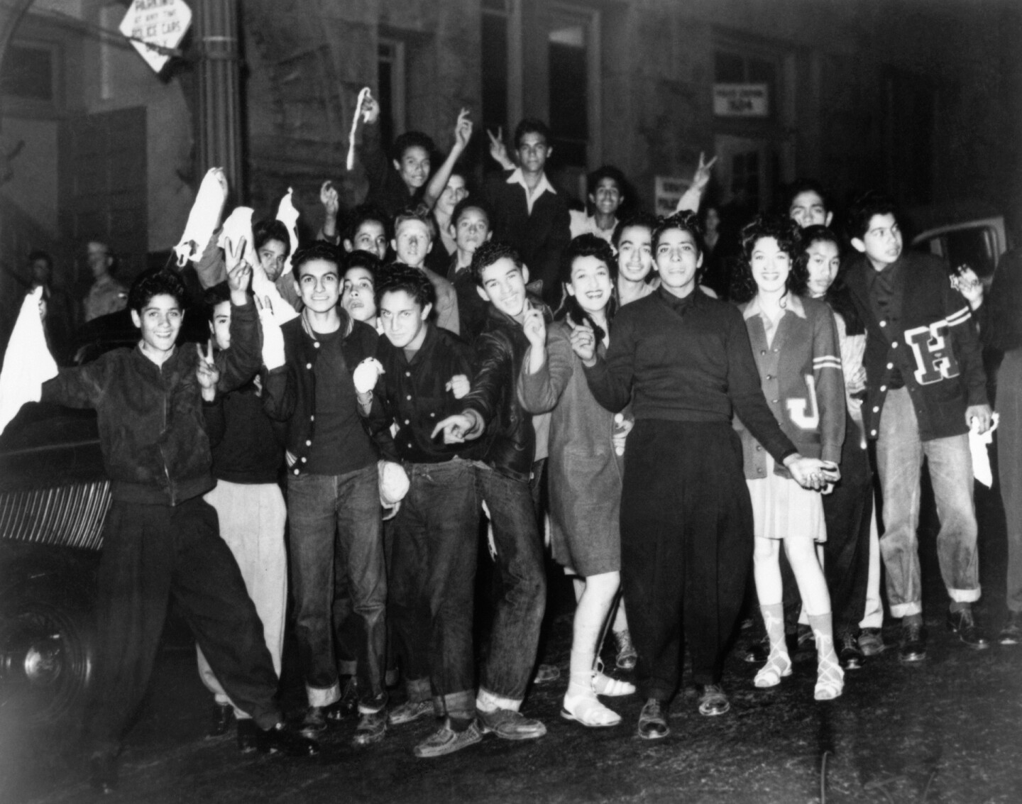 Zoot Suit Riots, young pachucos in L.A.